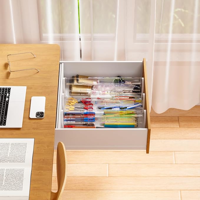 Yieach 5 Pack 6 Inch Tall Acrylic Drawer Divider - Image 7