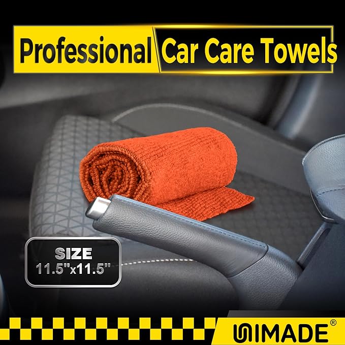 Microfiber Cleaning Cloth, 100PK Commercial Grade Work Rags Microfiber Towels - Image 3