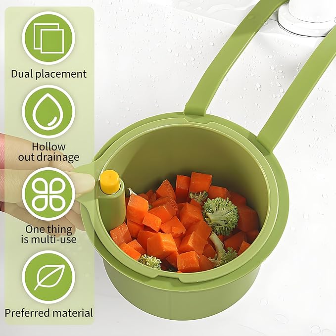 Hanging Strainer for Kitchen Sink, Kitchen Drain Storage Basket, Smart Sink - Image 6