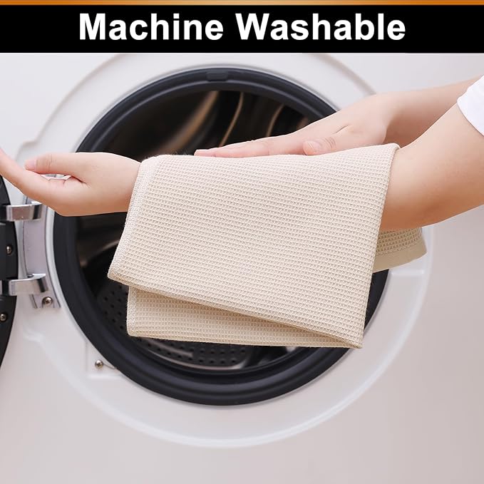 Homaxy 100% Cotton Waffle Weave Kitchen Towels - Image 7