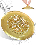 Gold Sink Strainer, Reversible Mesh Sink Strainer by Wokdada