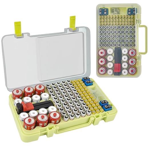 Battery Organizer Storage Case by XUERDON
