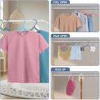 40 Pcs Travel Hangers Portable Foldable Travel Hanger Organizer, Plastic Cruise - Image 3