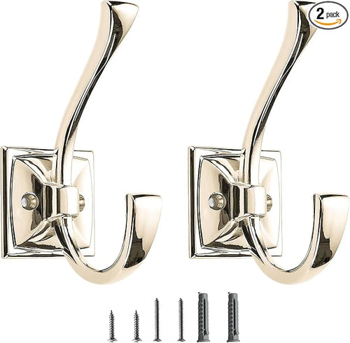 2 Pack Decorative Heavy Duty Towel Hooks by CABDM