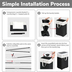 Goodpick Rolling Laundry Hamper - Image 2