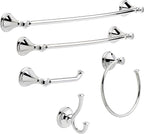 Delta 79735 Cassidy Double Towel Hook Bath Hardware Accessory in Polished Chrome - Image 2