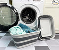 SAMMART Set of 2 Collapsible Plastic Laundry Basket by SAMMART