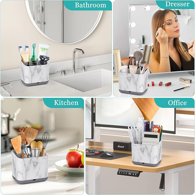 Toothbrush Holders for Bathrooms, Tooth Brush Holder for Bathroom Countertop - Image 7