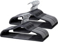 Coat Hangers 50 Pack, Plastic Clothes Hangers Non Slip by Home