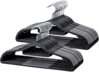 Coat Hangers 50 Pack, Plastic Clothes Hangers Non Slip by Home