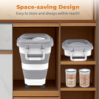 25-28lbs Dog Food Storage Container, Collapsible Dog Food Container, Airtight - Image 5