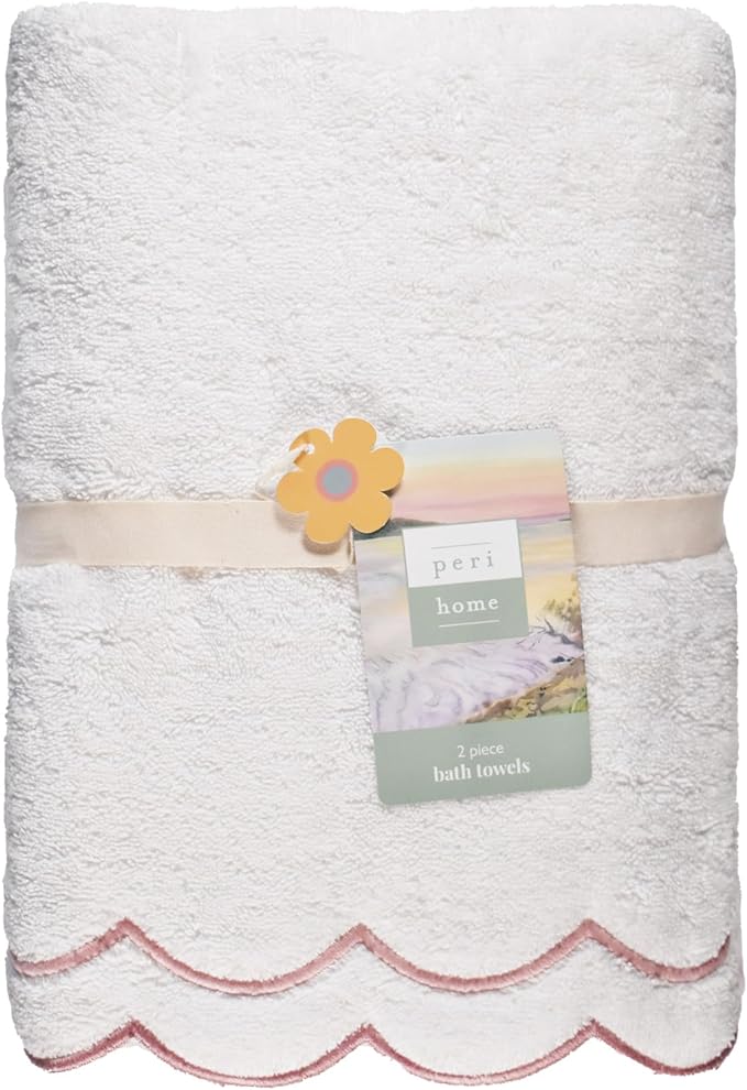 Peri Home 2 Piece Bath Towel Set, 500 GSM, 100% Cotton Towel - Image 8