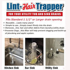 Lint Hair Trapper for filtering Washing Machine Utility Tub and Sink - Image 4