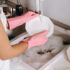 3 Pairs Rubber Cleaning Gloves Latex Free Dishwashing Gloves - Image 6