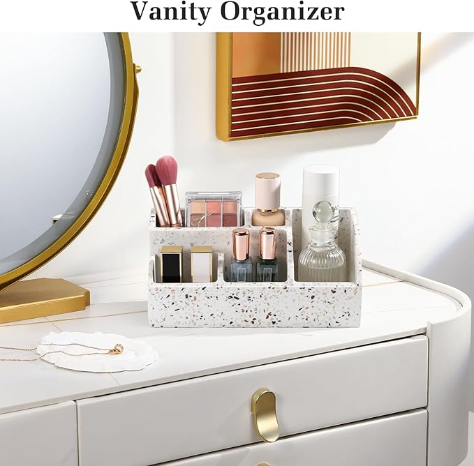 Luxspire Bathroom Counter Organizer, Toothbrush Holder - Image 6