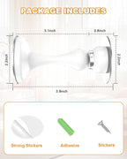Crosize Magnetic Door Stoppers 6 Pack, Stainless Steel Door Stops - Image 5