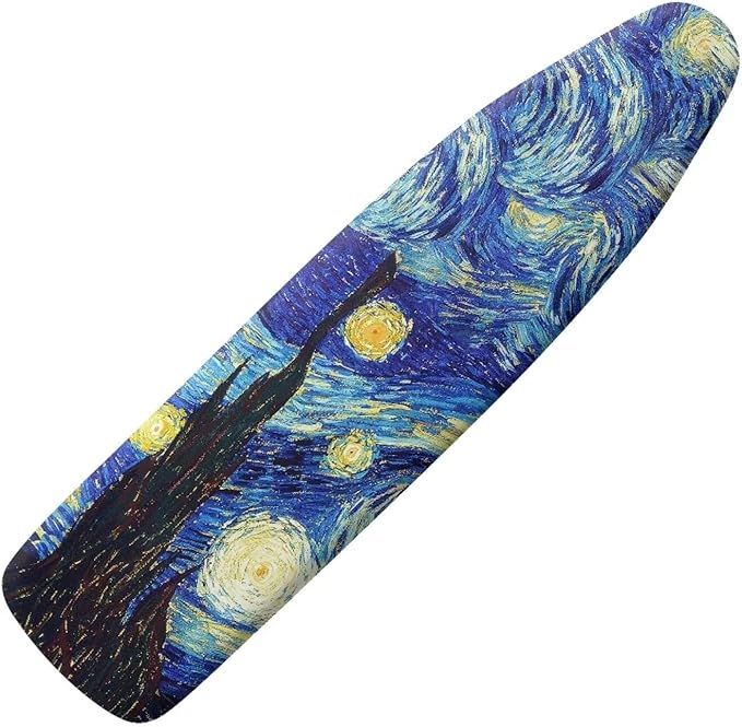 Starry Night Ironing Board Cover and Pad Standard Size Van Gogh Padded Table by Tongluoye