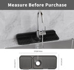 WAFT YEARN 14X5 Inch Silicone Durable Faucet Mat Kitchen Sink Splash Guard - Image 2