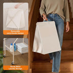 Laundry Basket with Wheels:88L Rolling Laundry Cart Foldable Metal Frame Dirty - Image 5
