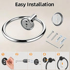 Towel Ring 2Pack, SUS304 Stainless Steel Hand Towel Holder - Image 7