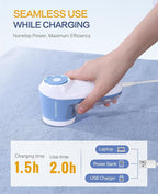 BEAUTURAL Fabric Shaver, Rechargeable Lint Remover - Image 4