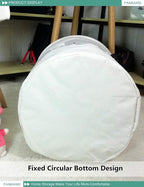 FANKANG Storage Basket, Nursery Hamper Canvas Laundry Basket Foldable - Image 6