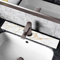 Mrcrypos Stone Faucet Mat for Kitchen Sink, 23.6" Fast Drying Sink Splash Guard by Mrcrypos