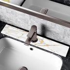 Mrcrypos Stone Faucet Mat for Kitchen Sink, 23.6" Fast Drying Sink Splash Guard by Mrcrypos