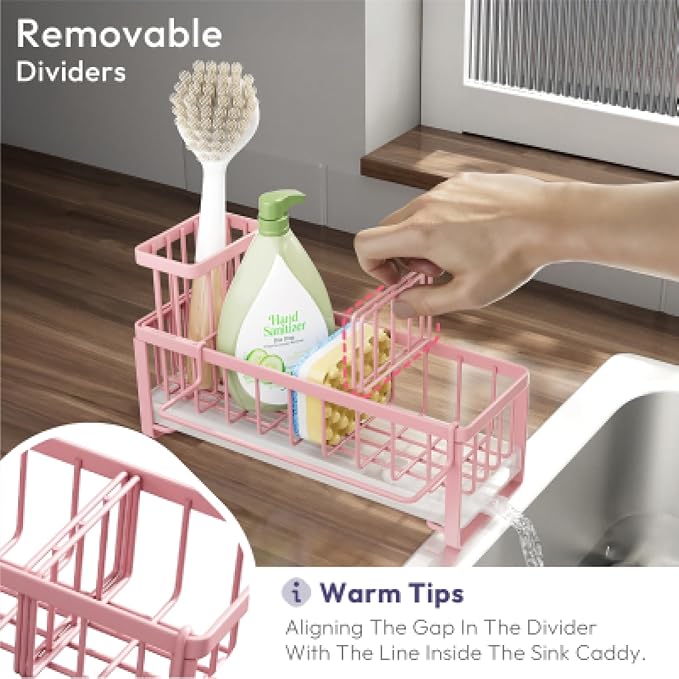 SWTYMIKI Sponge Holder for Kitchen Sink - Image 4