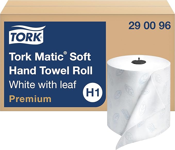 Tork Matic Soft Hand Towel Roll, Quick-Absorbing, Long-Lasting, Thick 2-Ply by Tork