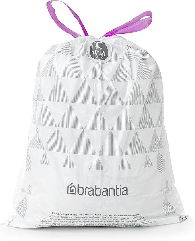 Brabantia PerfectFit Trash Bags Thick Plastic Trash Can Liners - Image 4