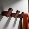 DELITON Coat Hooks Wall Mount, 4 Pack Wood Wall Hooks Rustic Heavy Duty by DELITON