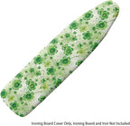 Green Leaves Ironing Board Cover and Pad, Thick Scorch Resistant Padding Heavy - Image 6