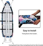 Tropical Palm Tree Leaves Ironing Board and Pad Standard Size Ironing Board - Image 4