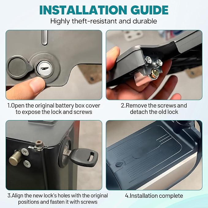 Universal Battery Box Lock for Electric Vehicles - Image 3