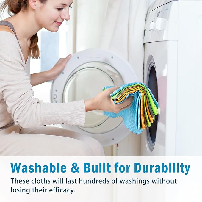 AIDEA Microfiber Glass Cleaning Cloth, Premium Microfiber Glass and Window - Image 8