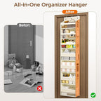 Over The Door Organizer, 7 Tier Door Hanging Organizers - Image 8