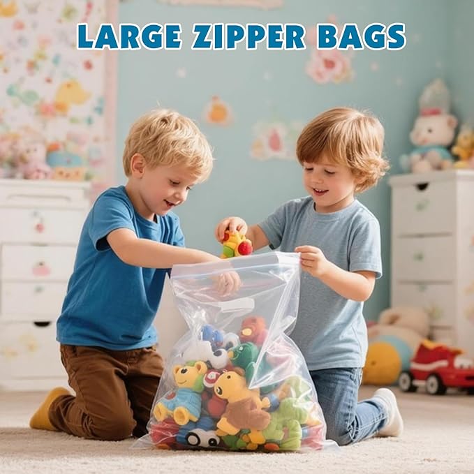 40 Pack Large 3 Gallon Storage Bags - Image 6
