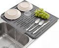 Silicone Dish Drying Mat for Kitchen Counter, Foldable & Heat Resistant Drying by TCULOSD
