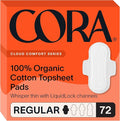 Cora 100% Organic Cotton Topsheet Pads by Cora