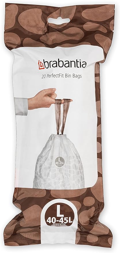 Brabantia PerfectFit Trash Bags Thick Plastic Trash Can Liners - Image 2