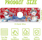 Chrismas Sink Splash Guard Faucet Mat Christmas Absorbent Fast Drying Mat Sink - Image 2