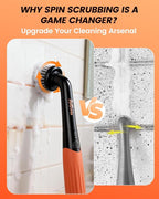 Rechargeable Electric Grout Brush, Upgraded Cordless Power Scrubber Kit - Image 5