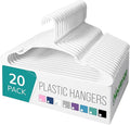 NEATERIZE Clothes Hangers Plastic 20 Pack by Neaterize