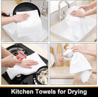 Mordimy 100% Cotton Terry Cloth Kitchen Towels, Super Soft and Absorbent Dish - Image 4
