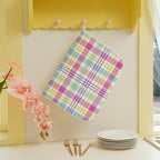 Easter Checkered Dish Drying Mats 18x24 Inch Colorful Buffalo Plaid Drying Mats - Image 4