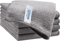HOMEXCEL Grey Microfiber Cleaning Cloth, 5 Pack Cleaning Towels by HOMEXCEL