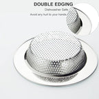 Kitchen Sink Strainer Stainless Steel, LASSHSWA Kitchen Sink Drain Strainer - Image 3