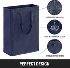 Slim Laundry Hamper with Adjustable Long Handles, 45L Small Laundry Baskets - Image 6