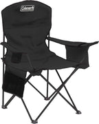 Coleman Portable Camping Chair with 4-Can Cooler, Cushioned Seat & Back with Side Pockets & Cup Holder, Carry Bag Included, Great for Camping, Tailgating, Firepits, Patio, & More by Coleman